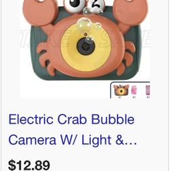 Crab Bubble Camera