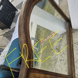 FREE Large Wooden Mirror