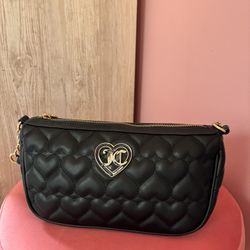 Juicy Quilted Heart Shoulder Bag