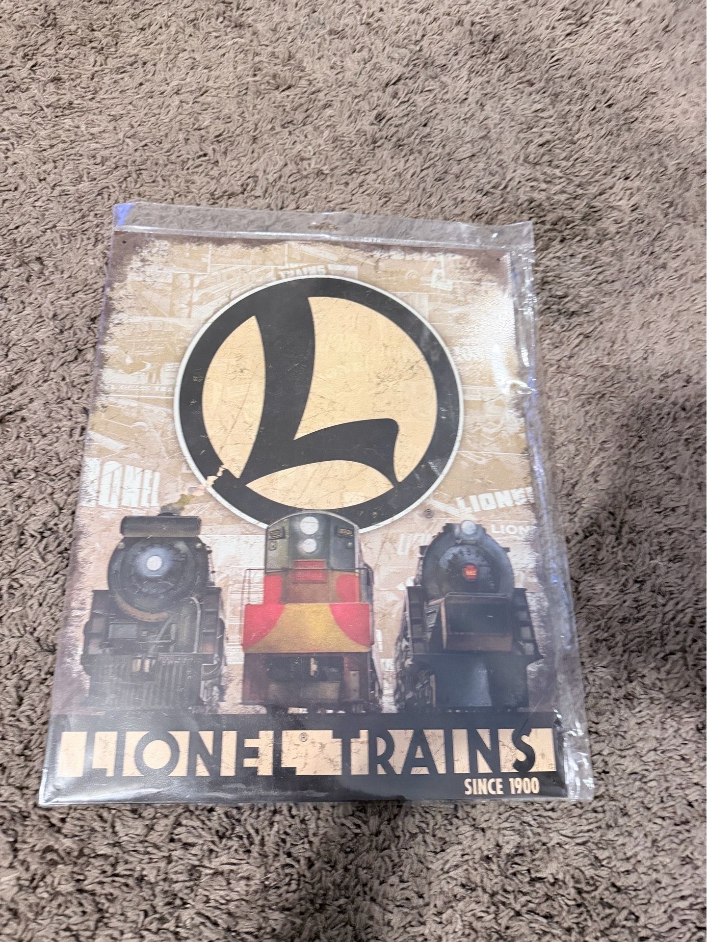 Framed artwork ( metal sign