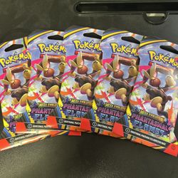 [FACTORY SEALED] Pokemon TCG Phantasmal Flames 5packs 