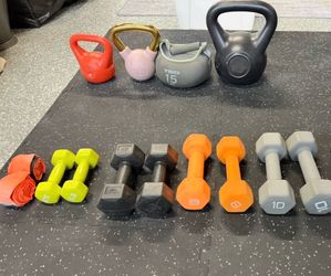 Weights and Kettlebells -$80 for all