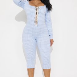 Fashion Nova Picnic Jumpsuit 