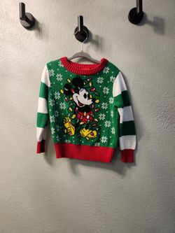 Mickey Chritmas Sweater 2t