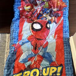 Marvel Super Hero Adventures, Sleeping Bag, Blue