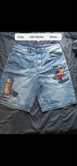 Patch work shorts