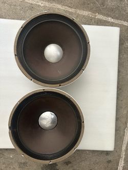 15" Altec Lansing 421A Bass Musical Instrument Speaker DIA-Cone (PAIR). MADE IN USA