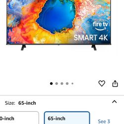 65 inch TV + Stand for sale 