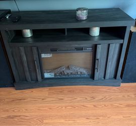 Electric tv stand/fire place