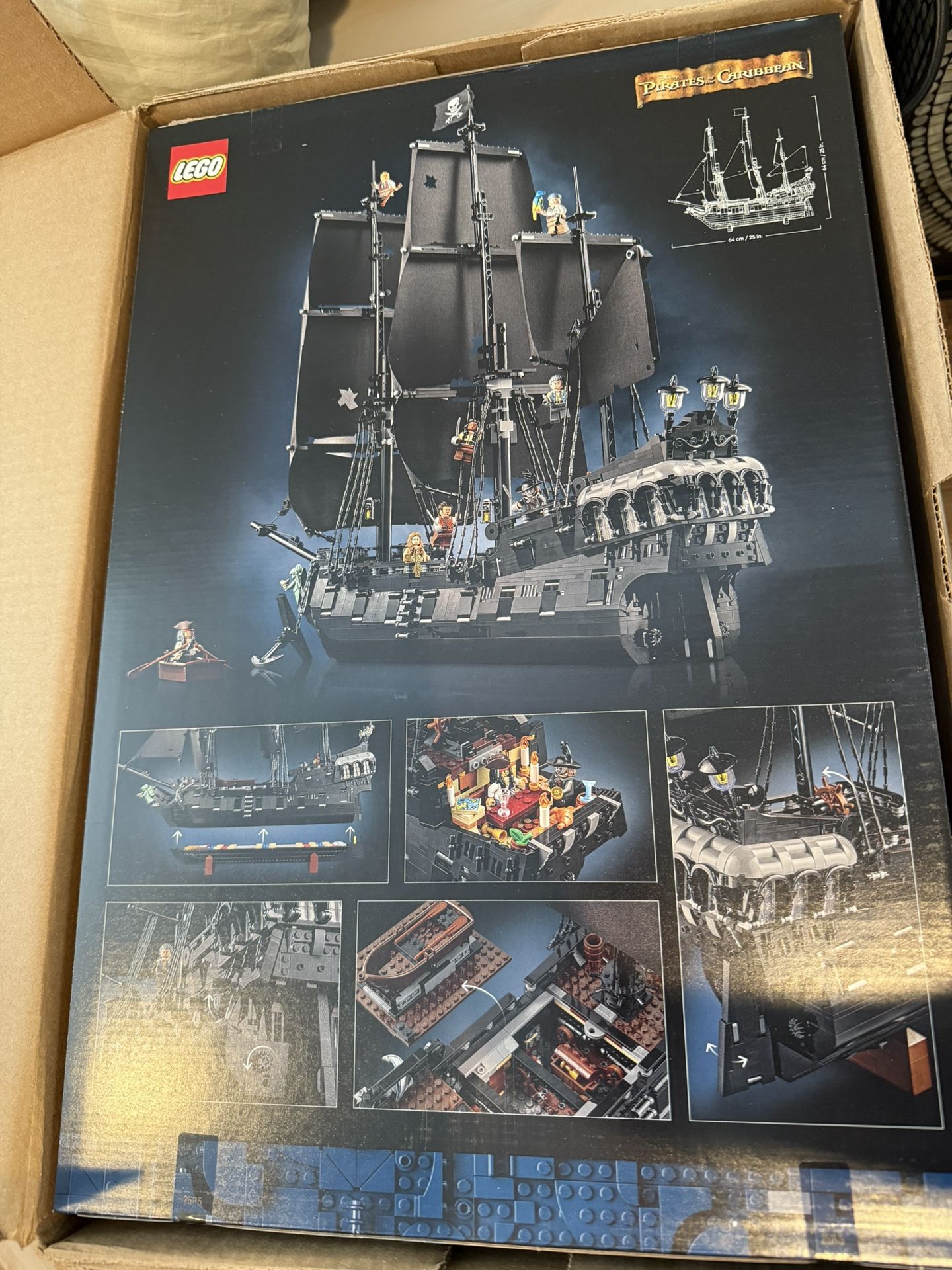 Lego Pirates Of The Caribbean Captain Jack Sparrows Ship The Black Pearl