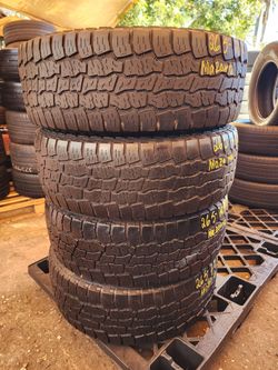 265 70R 17 MAZAMA OPEN RANGE A/T TIRE 2657017 USED TIRES (SET) MOUNT BALANCE INCLUDED
