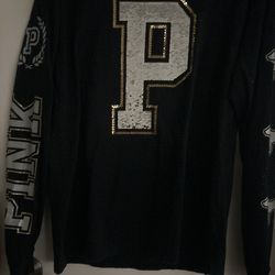 VS Sequin Varsity Oversized Top