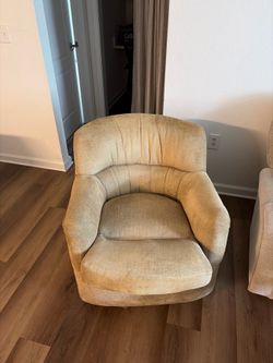 Need Gone before 6/26 - Small Tan Living Room Chair x2
