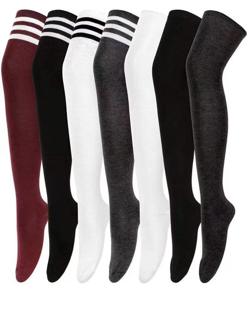 Womens Thigh High Socks /7pairs