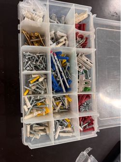 ASSORTED RAW RAWL WALL PLUG PLUGS RAWPLUGS & COUNTERSUNK SCREWS FIXING SET     Fe4