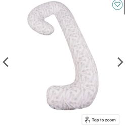 Leachco Pregnancy Pillow With Feather Cover