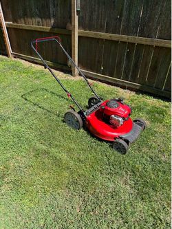 Lawn mower push