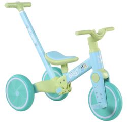 Brand New In The Box- Dynacraft Bluey Unisex Non-Electric 3-in-1 Push Tricycle