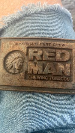 Brass red man vintage
