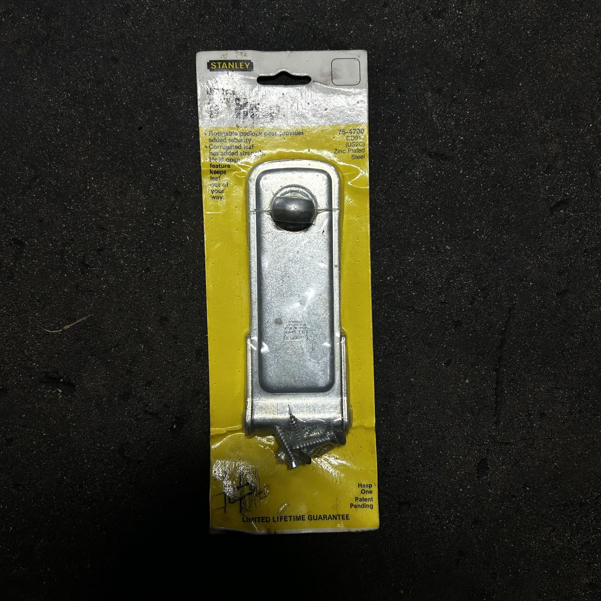 Stanley Lifespan 6” Hasp