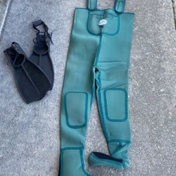 Wader Suit and Fins 