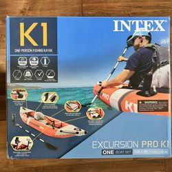 INTEX KI ONE-PERSON FISHING KAYAK -Brand New