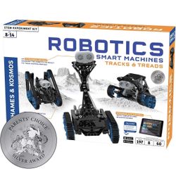 Thames & Kosmos | Robotics Smart Machines: Tracks & Treads | for Kids 8+ | STEM Kit Builds robot