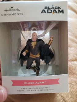 New!! Hallmark Christmas Tree Ornament.  Black Adam