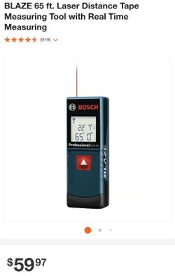 Bosch Laser Distance Measure