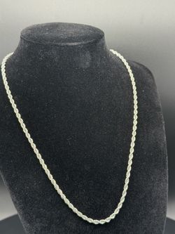 ✨ NEW 18” Stainless Steel French Rope Chain 2mm – Durable, Stylish & Tarnish Resistant ✨