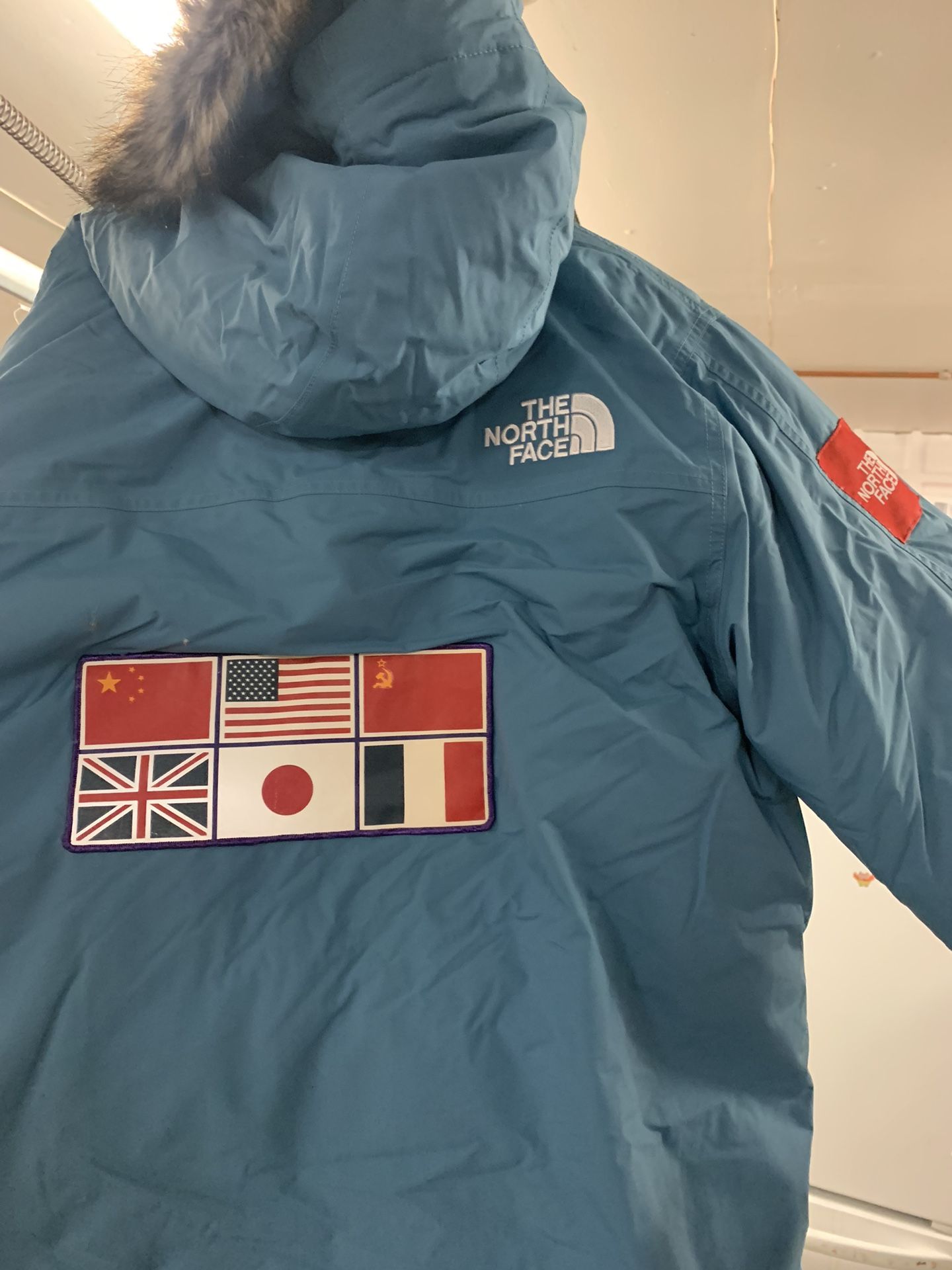 CUSTOM NORTH FACE TRANS PARKA XL SZ