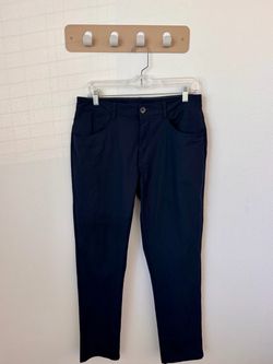 Vuori Mens Pants Small Navy Blue Slim Straight Casual