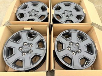 FREE DELIVERY 17” 2024 Jeep Wrangler Gladiator rubicon wheels 5x127 (4 only)