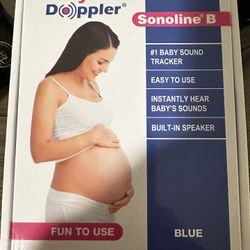 Sonoline B Baby Doppler Heart Monitor Manual Ultrasound Blue