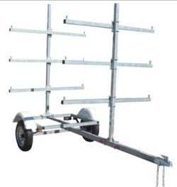 6 Place 12' Kayak or Canoe Trailer