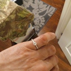 Engagement Ring 💍 10k White Gold I Qt