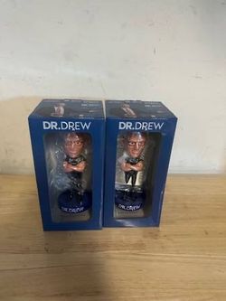 Lot of 2 Dr. Drew Show Pinsky Collectible Bobbleheads In Box