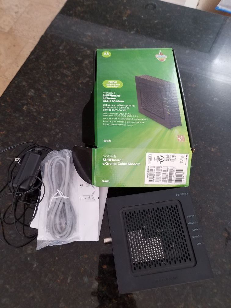 Motorola surfboard cable modem