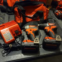 Milwaukee M18 Brushless Impact And Drill Combo