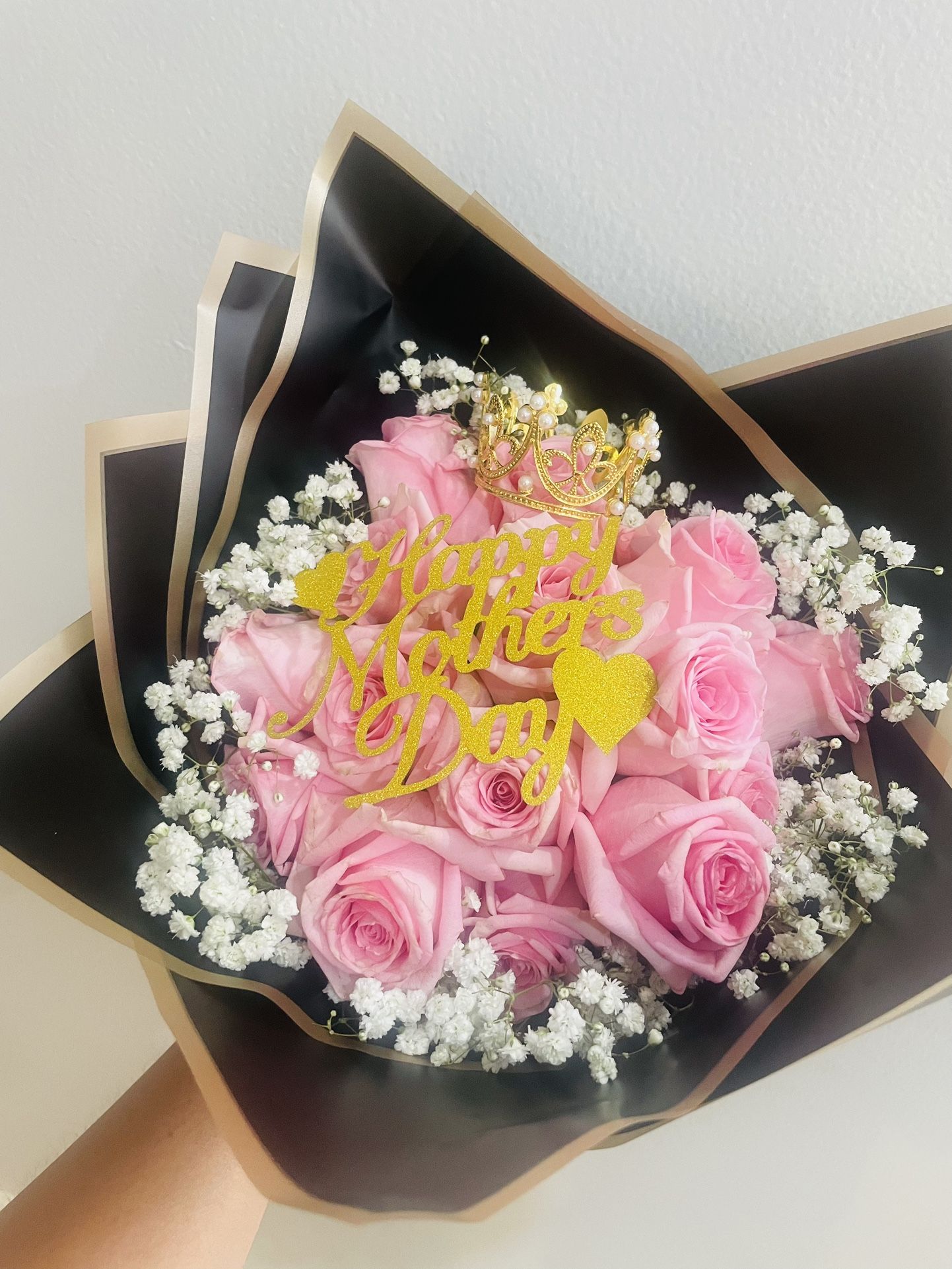 Mothers Say Crown Rose Bouquet