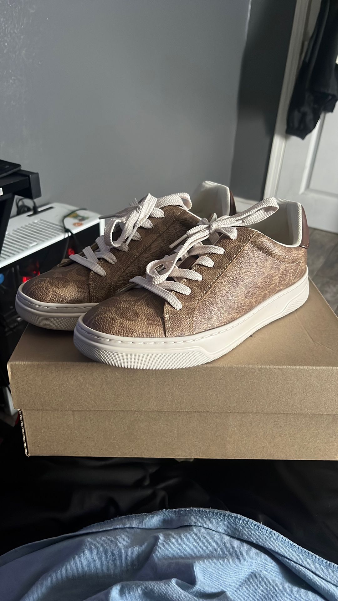 HighLine Khaki Coach Sneaker