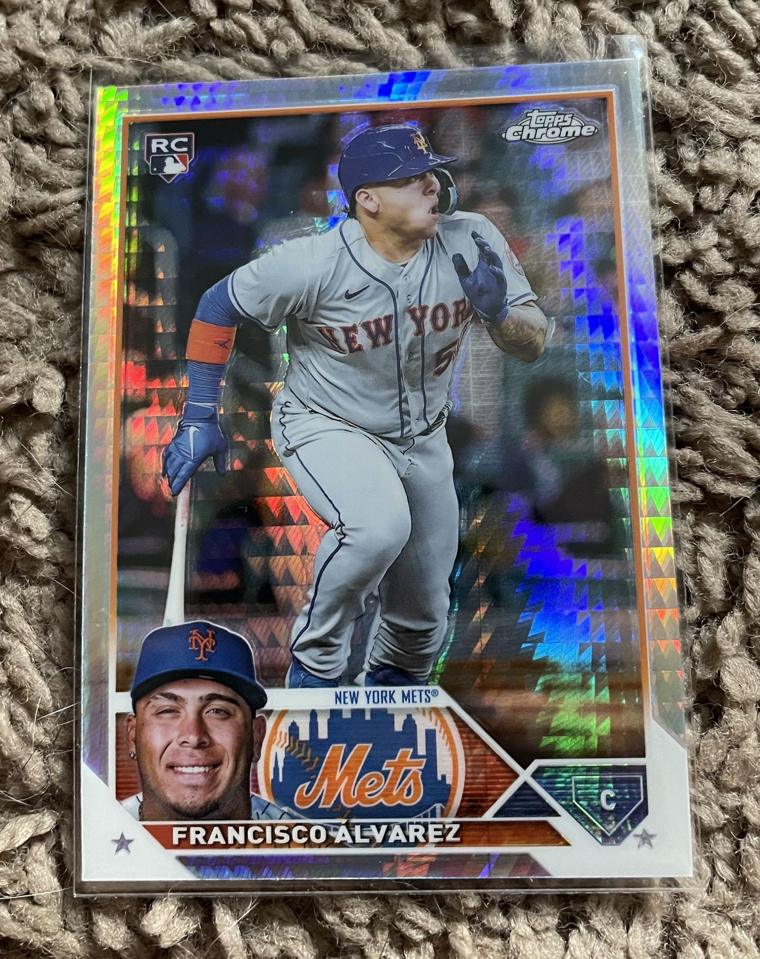 2023 Topps Chrome Francisco Alvarez RC Silver Refractor #203