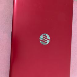 HP Red Laptop Touch Screen Intel Pentium N3710 @ 1.60Ghz , 8GB Ram 256GB SSD Win 11 with Red Case.