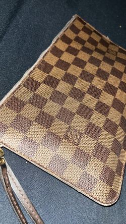 Louis Vuitton LV Neverfull Damier Ebene Pouch