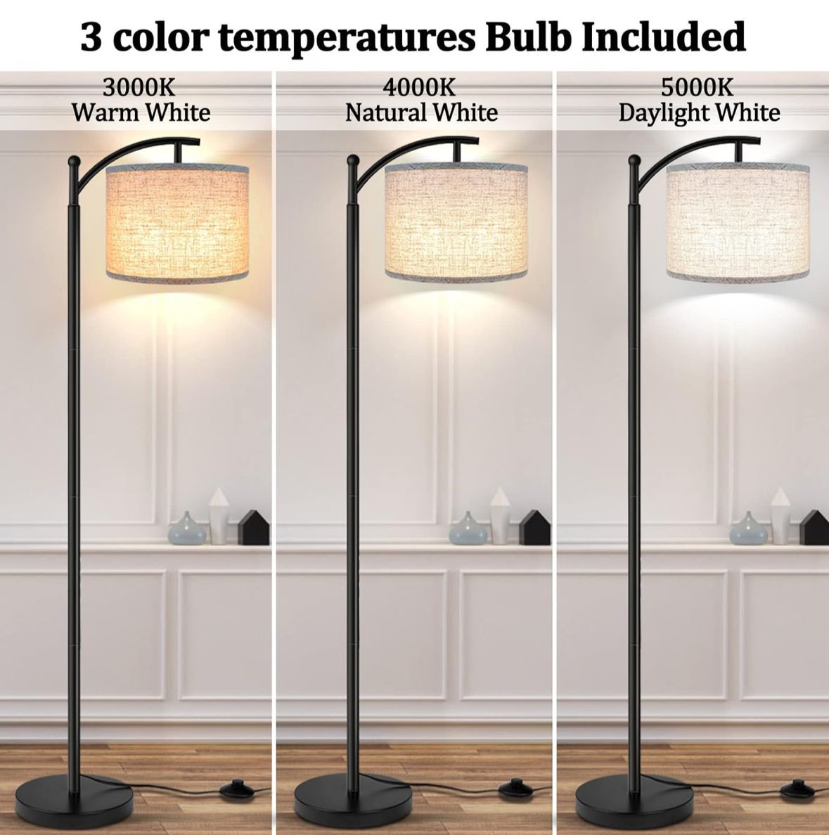 STANDING TALL LAMP(LED BULB)