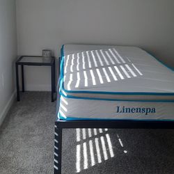 Twin Bed (frame & Mattress)