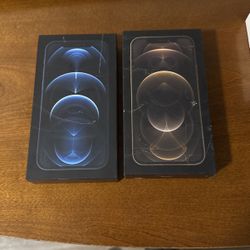 2 iPhone 12 Pro (Box Only)