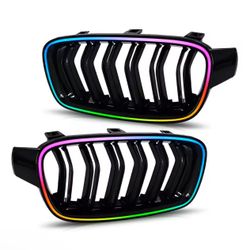 RGB Light LED Front Grille Grill Lights For BMW F30 F31 3-Series Sedan 2013-2018