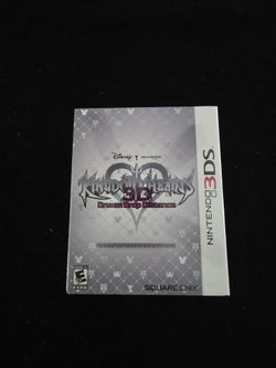 Kingdom Hearts 3D Dream Drop Distance Mark of Mastery Limited Edition LE Nintendo 3DS