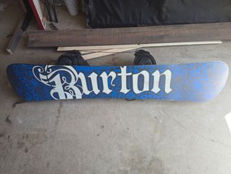 Burton Snowboard with Bindings